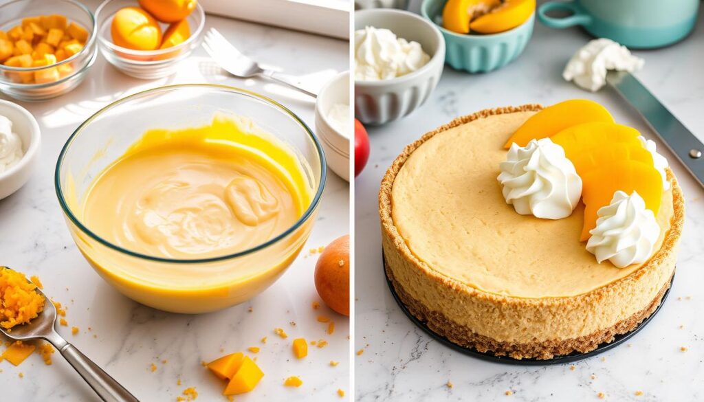 no-bake cheesecake assembly process no-bake cheesecake assembly process