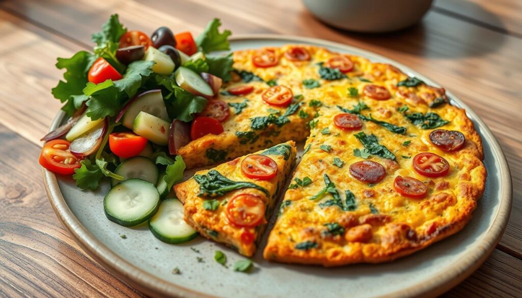 chickpea frittata meal prep
