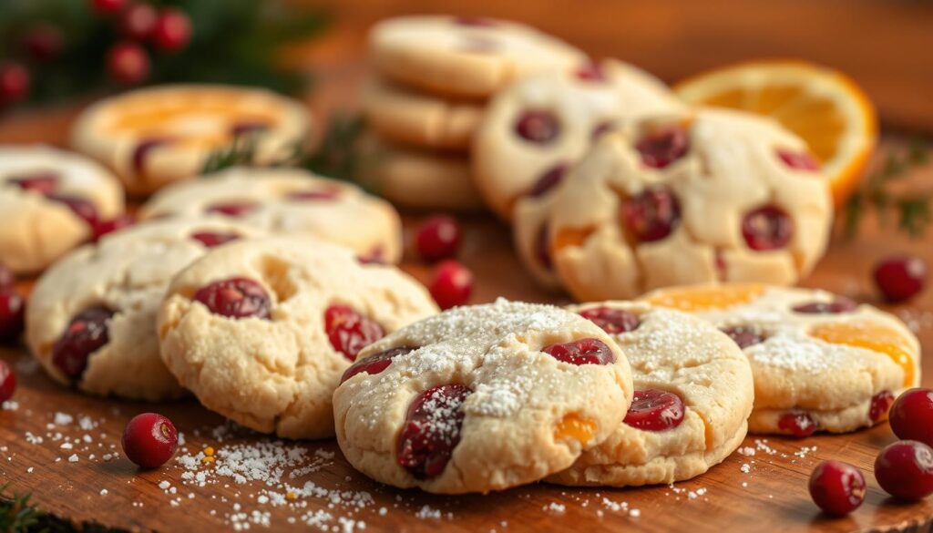 cranberry orange shortbread variations