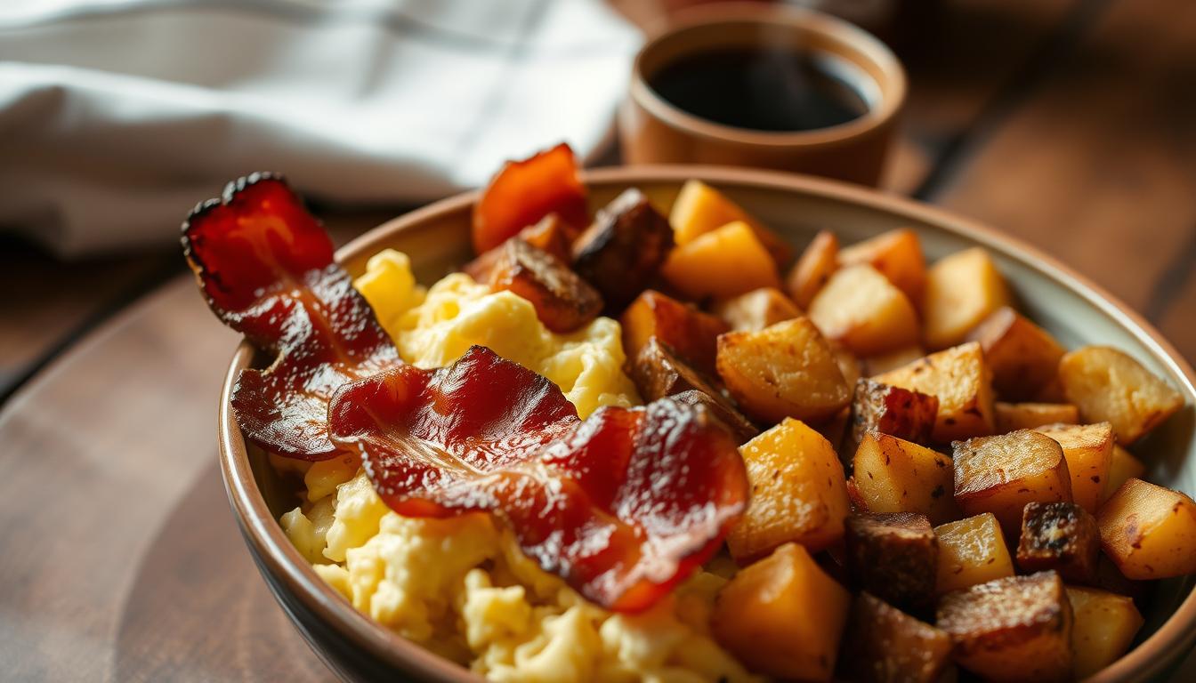 Bacon Breakfast Bowl: A Savory Morning Delight