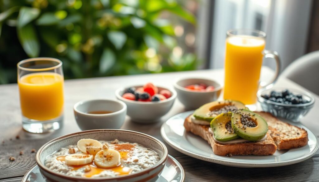 fiber-rich breakfast