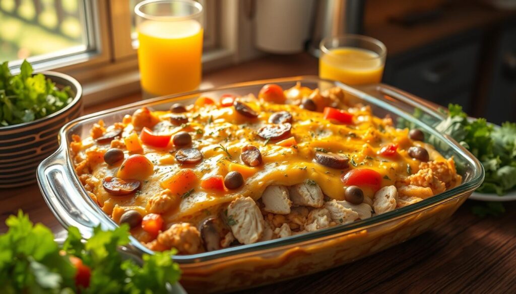 healthy chicken breakfast casserole