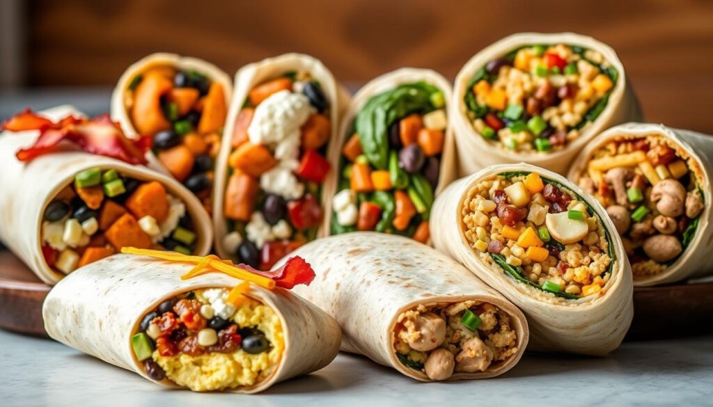 breakfast burrito meal prep variations