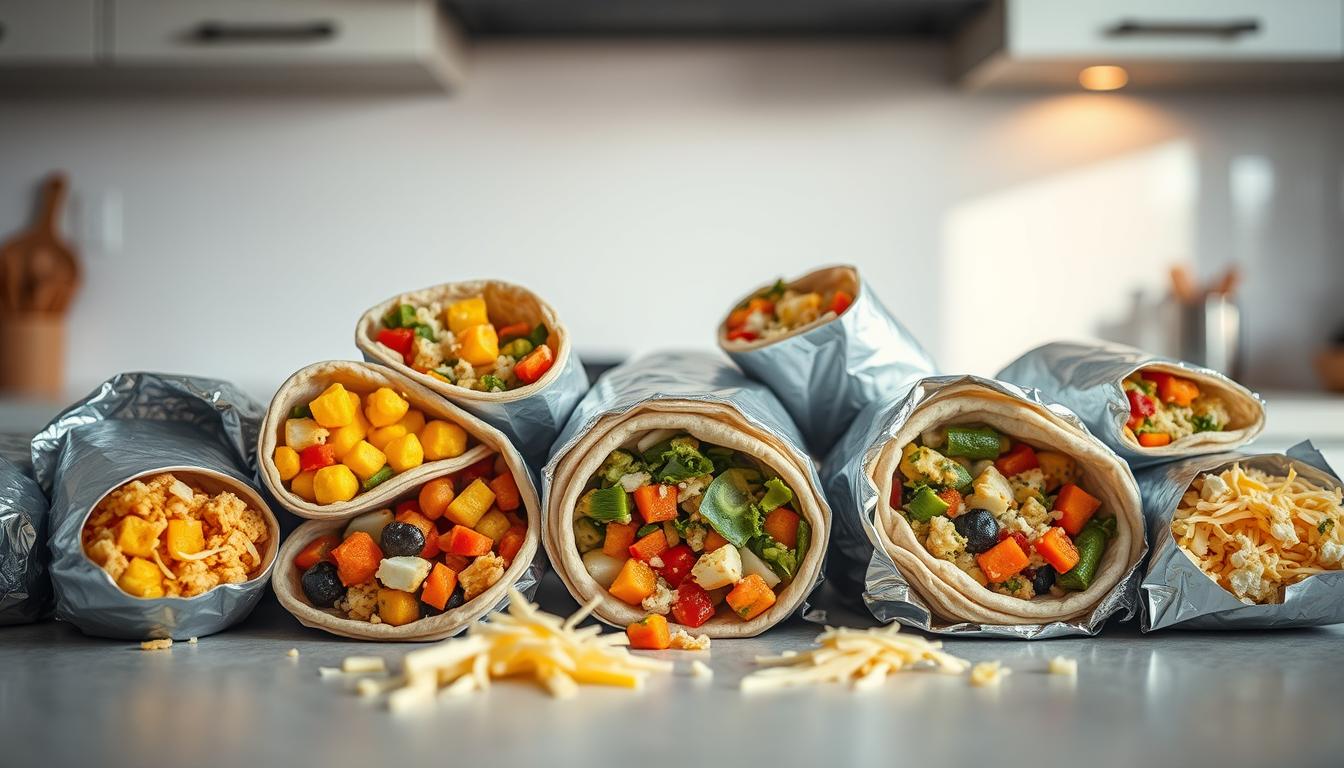 breakfast burrito meal prep