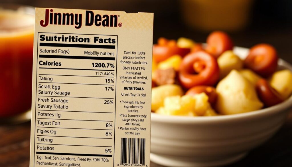 nutritional information