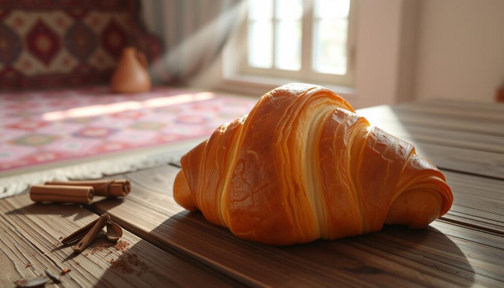 French Croissant with Scrambled Tofu