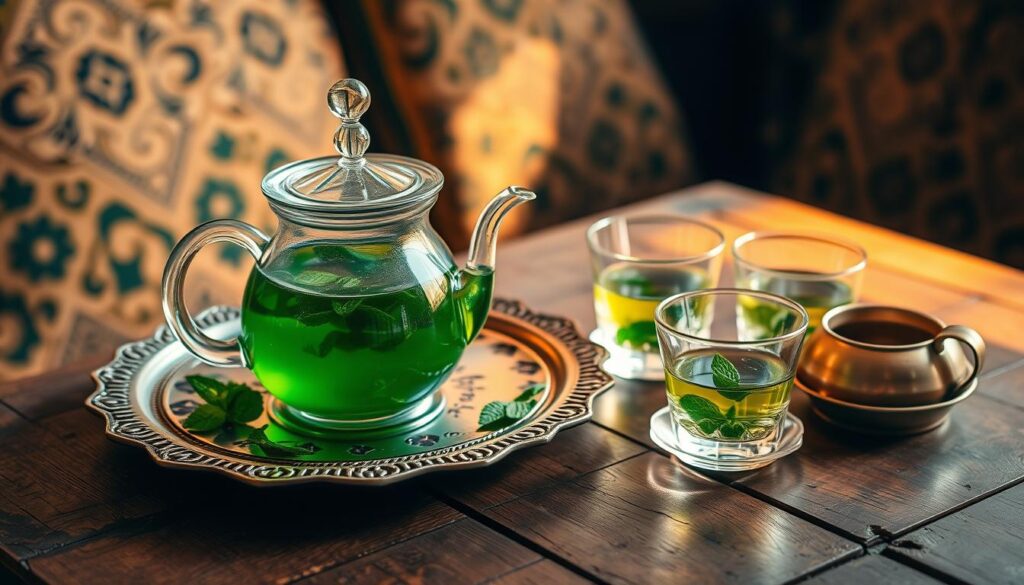 Moroccan mint tea