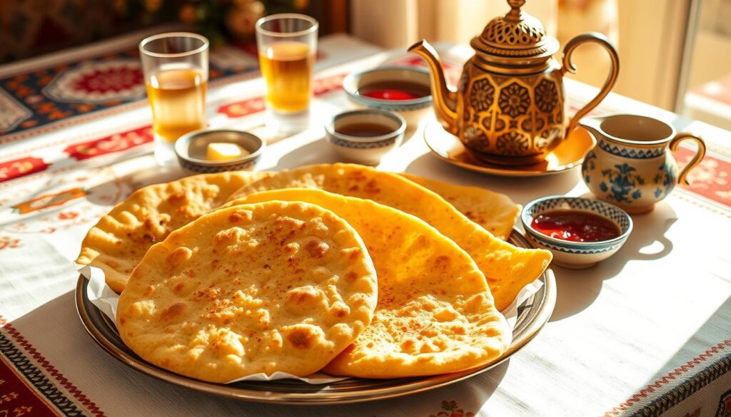 Traditional Moroccan breakfast dish